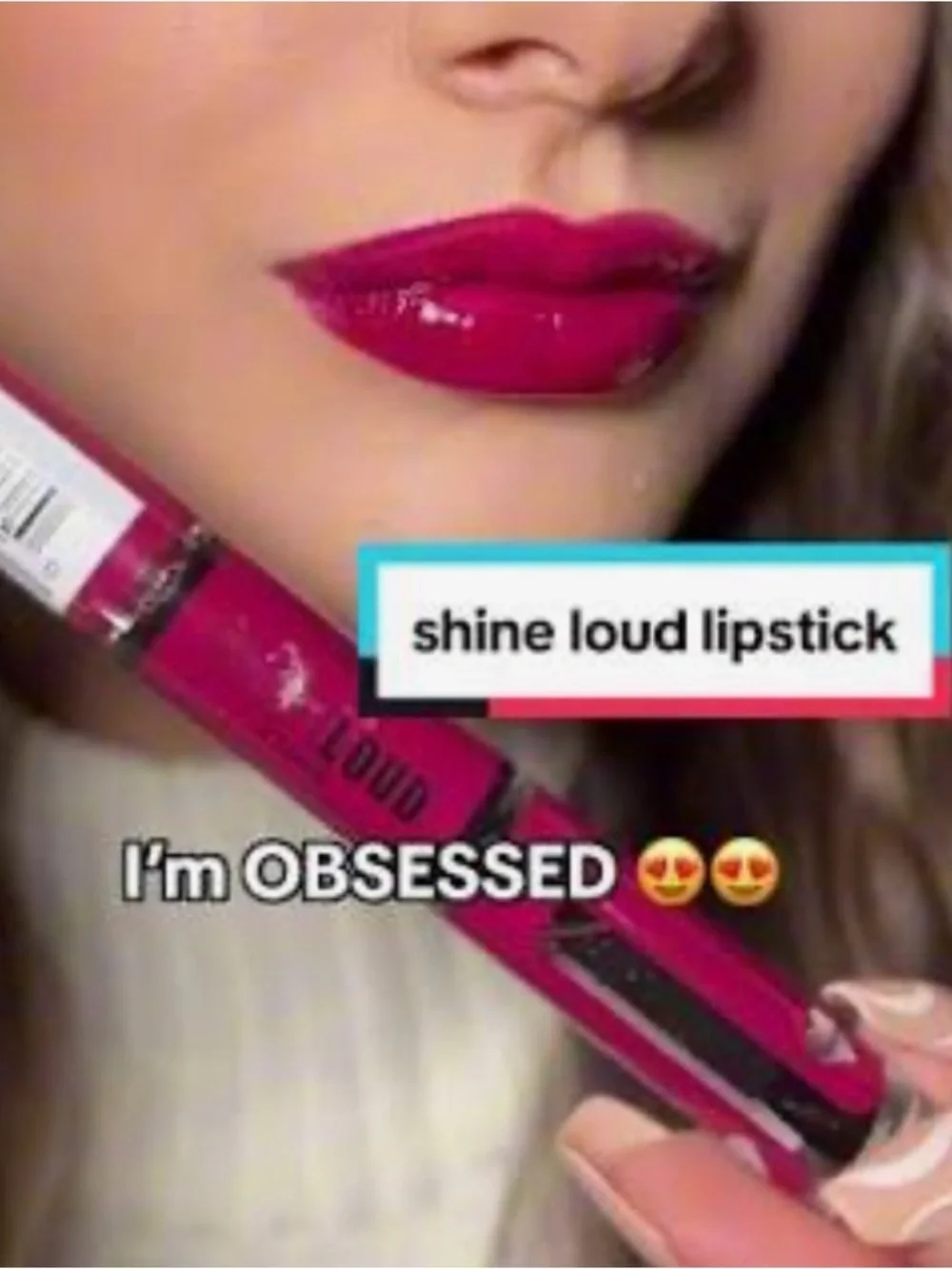 NYX Dual-Ended Lip Cream and gloss in Vibrant magenta hot Pink - In Charge -NEW
